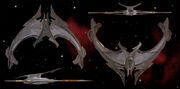 Son'a battle cruiser CGI model by Santa Barbara Studios