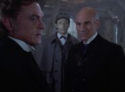 Picard verhandelt mit Moriarty