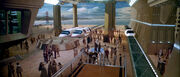 Air tram station internal, original