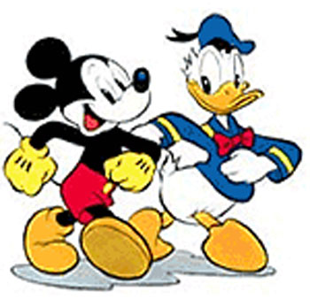 Donald (Trump) e Mickey (Pence)