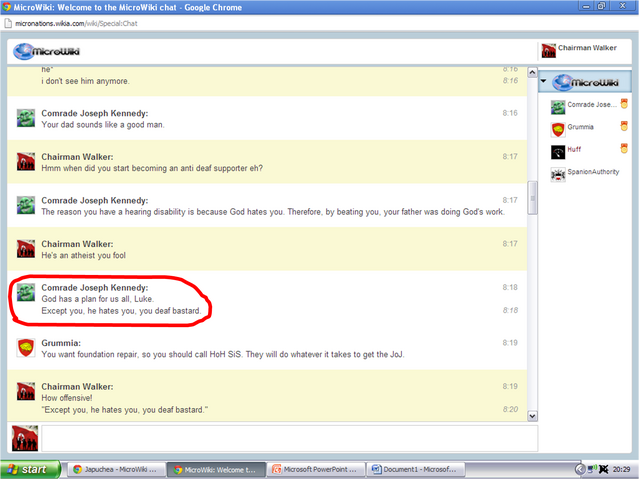 File:Once again Joseph Kennedy abusing on chat this time it's insulting deaf people.png