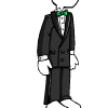 Classic tuxedo with Emerald tie