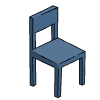 Blue Desk Chair