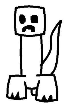 Tailed creeper template