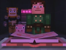 Command Block Enchanting Book  Minecraft Story Mode Wiki 