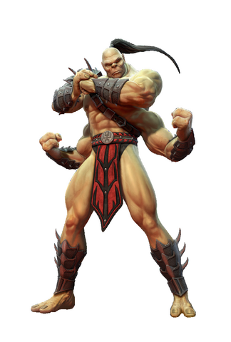 File:Goro mk9 render by nitemare121-d3auda4.png