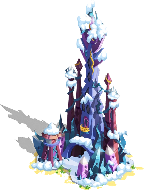 Image - Sombra's Castle Snow.png  The My Little Pony 