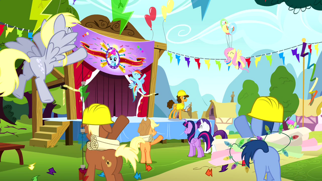 File:Ponies cheering S4E12.png