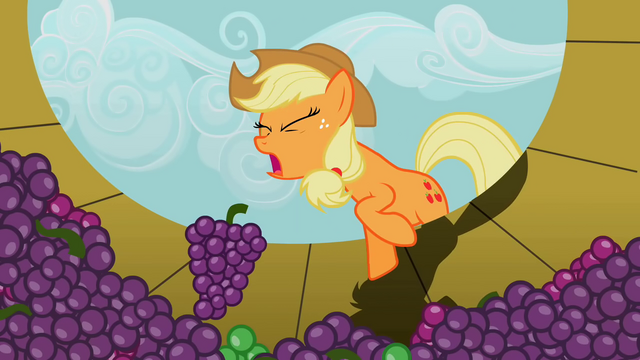 File:Applejack dropping grape S2E05.png