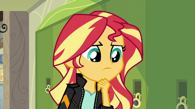 File:Sunset Shimmer pondering EG3.png