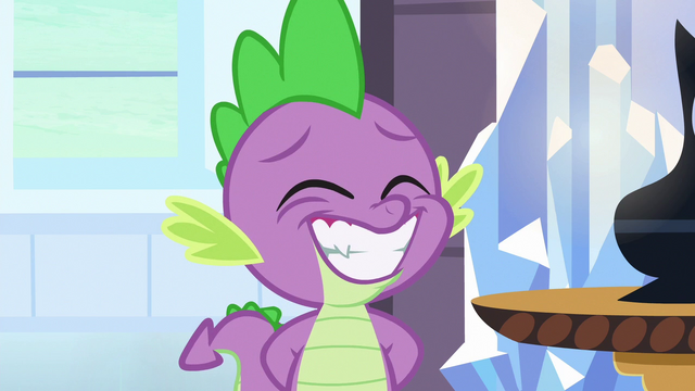File:Spike grinning proud of himself S6E16.png