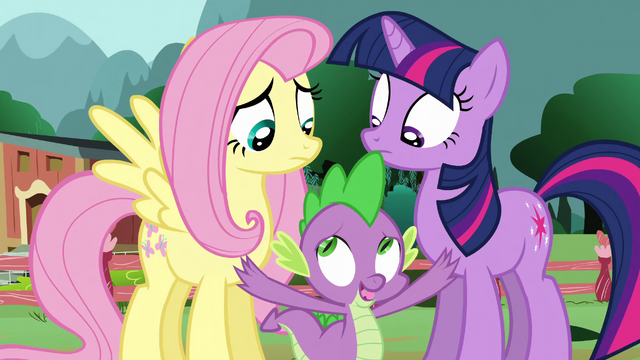 File:Spike interrupts Twilight and Fluttershy S3E05.png