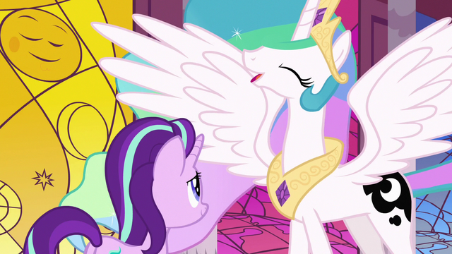 File:Princess Celestia feeling well-rested S7E10.png