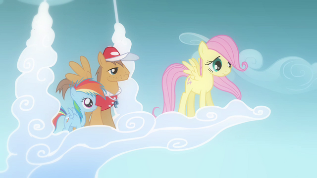 File:Fluttershy about to fly (Flashback) S2E22.png