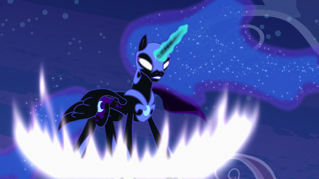 File:Nightmare Moon readies her magic S4E02.png
