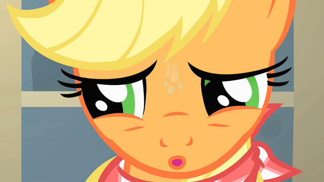 File:Applejack looking tense S01E22.png
