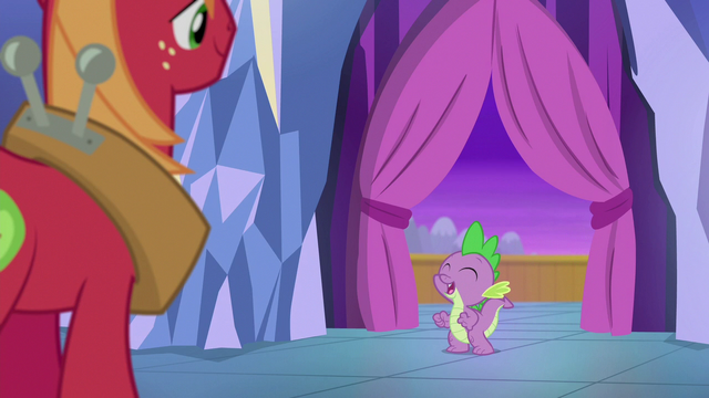 File:Spike "I declare tonight's guys' night" S6E17.png