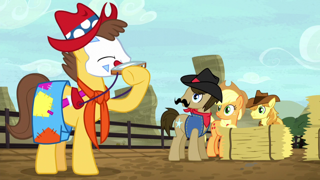 File:Rodeo clown Caramel playing a harmonica S5E6.png