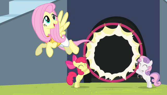 File:Fluttershy flying through the hoop S4E24.png