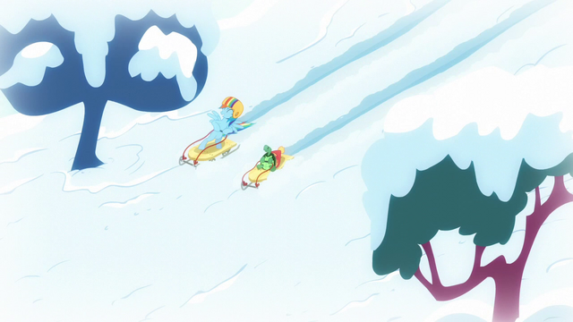 File:Rainbow and Tank sledding together S5E5.png