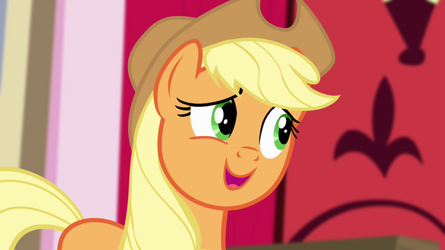 File:Applejack feeling flattered S4E09.png