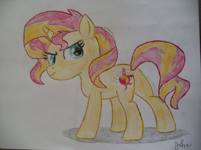 File:FANMADE Sunset Shimmer drawing.jpg