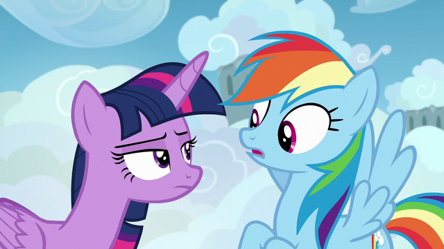 File:Twilight glaring disapprovingly at Rainbow Dash S6E24.png