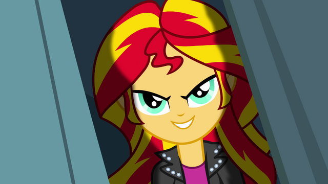 File:Human Sunset Shimmer looking sinister EG.png