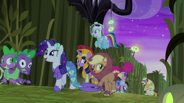 File:Main cast laughing at Big McIntosh S5E21.png