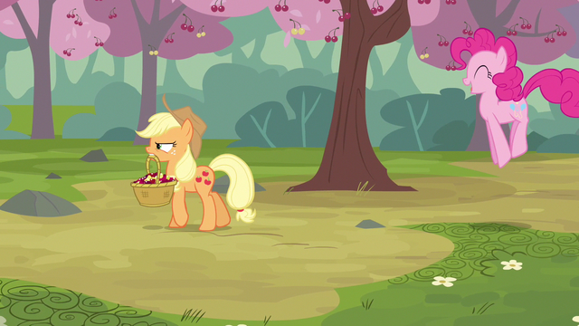 File:Pinkie Pie going about S2E14.png