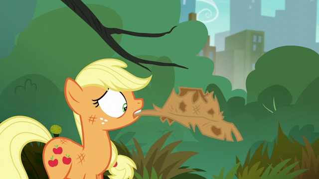 File:Applejack's hat in shreds S5E16.png