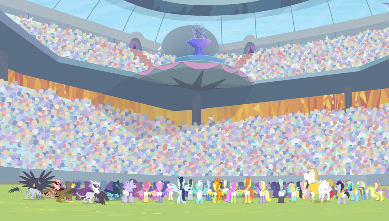 Image All Equestria Games participants back S04E24.png My Little