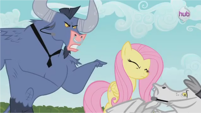 File:Fluttershy Being assertive S2E19.png