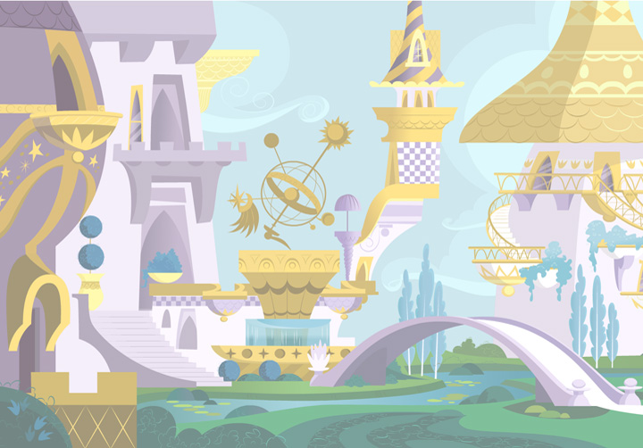 Image result for canterlot castle