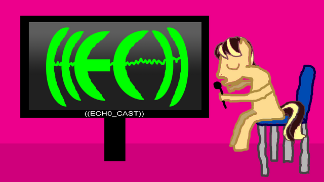 File:FANMADE Ech0 Cast Set-Up with Pink BG by CokeEpic.png