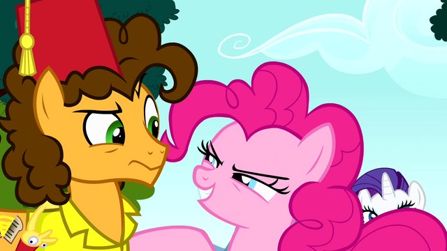 File:Pinkie Pie "are you in, Cheese?" S4E12.png