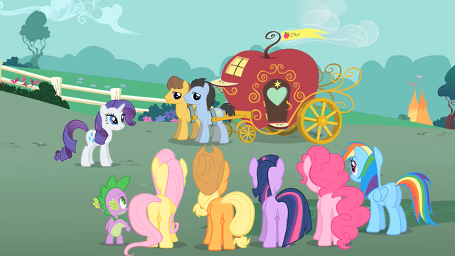 File:Caramel and Lucky Clover pull carriage S01E26.png