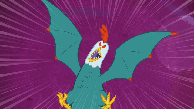 File:Cockatrice roaring S1E17.png