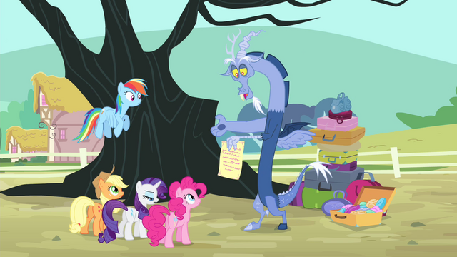 File:Discord presents a letter from Fluttershy S4E11.png
