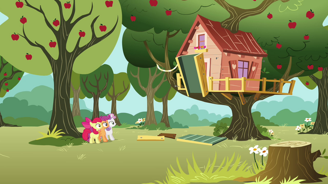 File:CMC looks at their now-occupied clubhouse S3E04.png