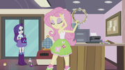 Fluttershy playing tambourine EG2.png