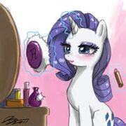 FANMADE Rarity applying makeup