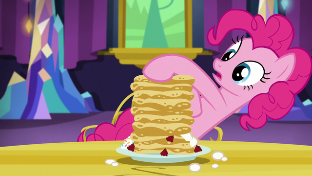 File:Pinkie stacks pancakes on her plate S5E3.png