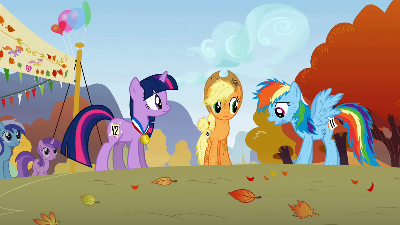 Image - Rainbow Dash & Applejack surprised S1E13.png | My Little Pony ...
