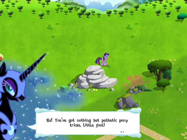 File:Nightmare Moon speaking 1 MLP Game.png