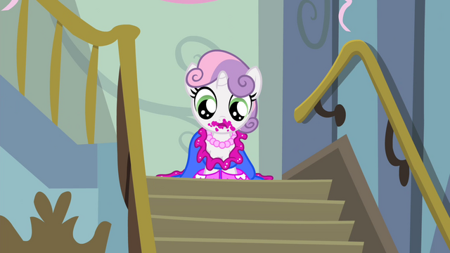 File:Sweetie Belle at the top of the stairs S4E19.png