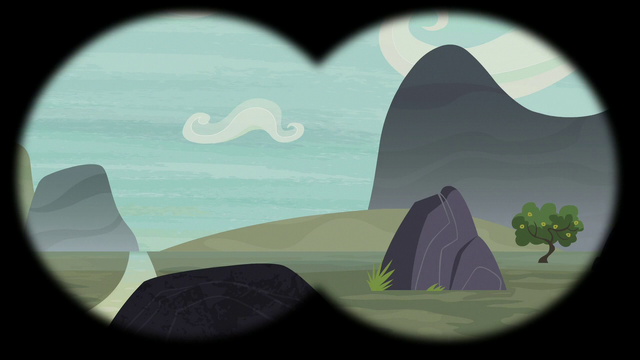 File:Empty mountain valley in Scootaloo's binocular vision S7E8.png