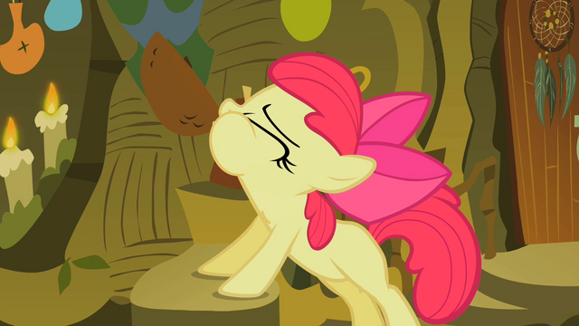 File:Apple Bloom drinking the cure S2E6.png