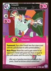 Claude, Pulling the Strings card MLP CCG.jpg
