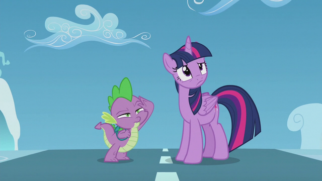 File:Twilight and Spike looking at filly Rainbow S5E25.png